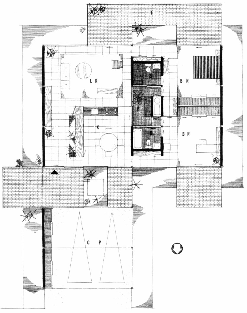 Casa Bailey Case Study House N 21 Ficha Fotos Y Planos WikiArquitectura