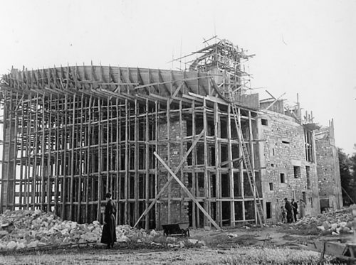 Notre Dame du Haut – Le Corbusier – Construction (2)