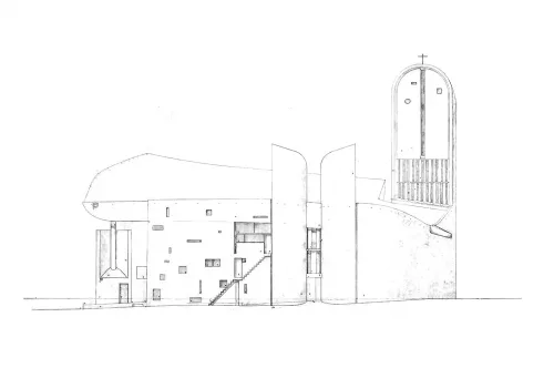 Notre Dame du Haut – Le Corbusier – Drawings (5)