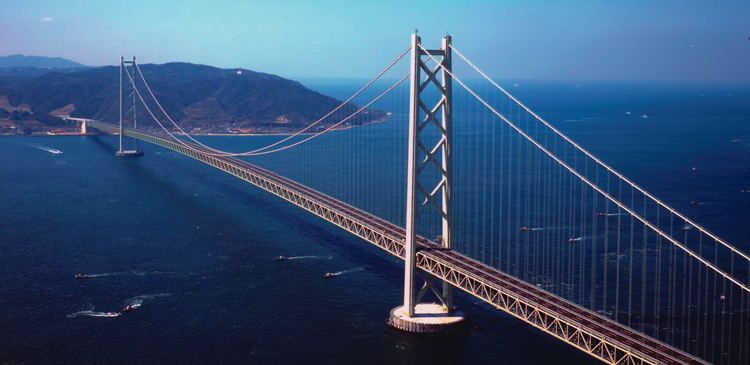 ✓ Puente de Akashi Kaikyō - Ficha, Fotos y Planos - WikiArquitectura