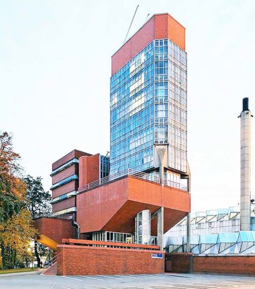 Leicester University, Engineering Building, James Stirling Architect.